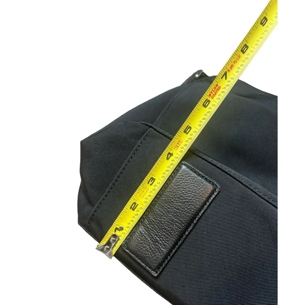 Banana Republic Nylon Leather Messenger Bag